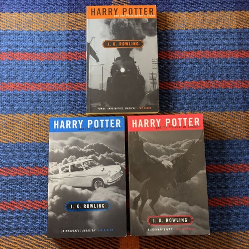 Harry Potter 1 2 3 Engelska pockets | BOK | 1998-2000 JK Rowling Fantasy