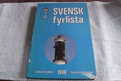 Svensk fyrlista sjöverket 1986 sjökarteavdelning
