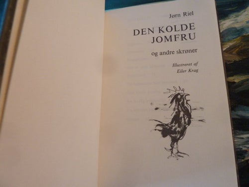 DEN KOLDE JOMFRU, JØRN RIEL, DANSK BOK