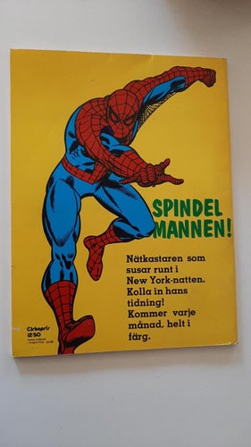 SPINDELMANNEN SPINDELN PRESENTALBUM TRYCKT 1979 I FINT SKICK