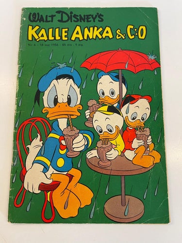 Kalle Anka  , Nr 6   - 1956