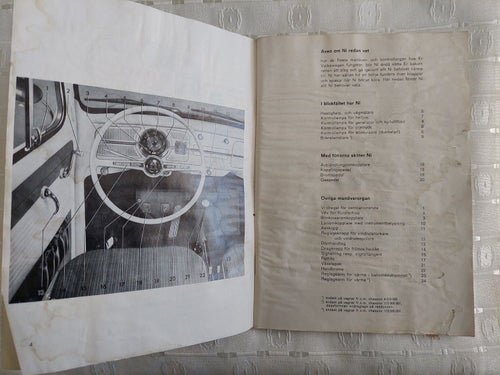 Volkswagen 1200 1960 - 1965 Instruktionsbok 1968