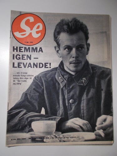 SE Nr 1 1962 Johnny Ahrn Kongo-soldat