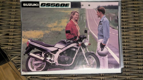 Suzuki GS500E broschyr