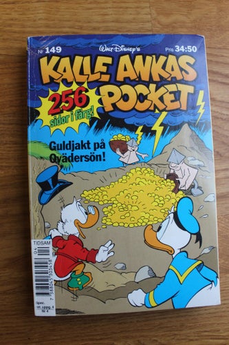KALLE ANKA POCKET NR 149 1992