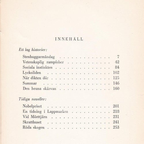 Lo-Johansson, Ivar: Ungdomsnoveller (1948)
