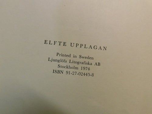 Min Skattkammare " Noaks Ark " 1974 Inbunden Bok för Barn