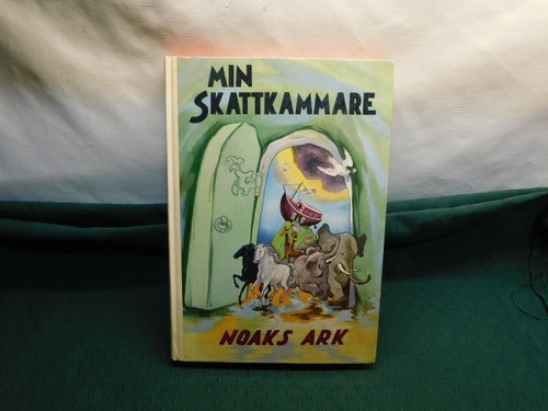 Min Skattkammare " Noaks Ark " 1974 Inbunden Bok för Barn