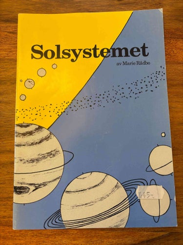 Häfte Solsystemet, Marie Rådbo, Aktiv Kunskap, 1990