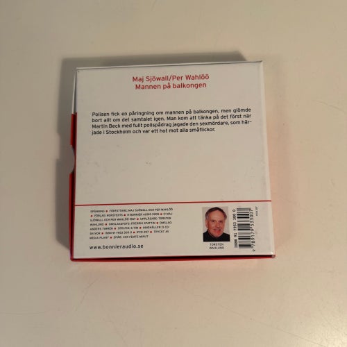 Ljudbok på CD - Maj Sjöwall Per Wahlöö - Mannen på balkongen. Martin Beck.