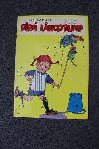 Här kommer Pippi Långstrump - engångare från 1957 !