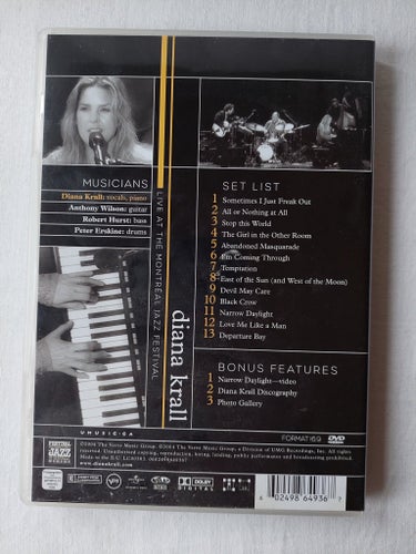 Diana Krall - Live At The Montreal Jazz Festival (2004) DVD
