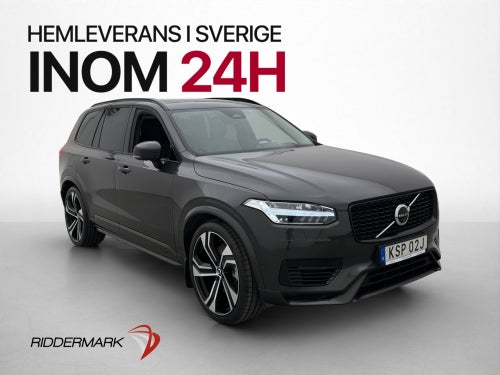 Volvo XC90 T8 AWD Plug-In Ultra Dark 7-Sits Pano B&W HuD 360