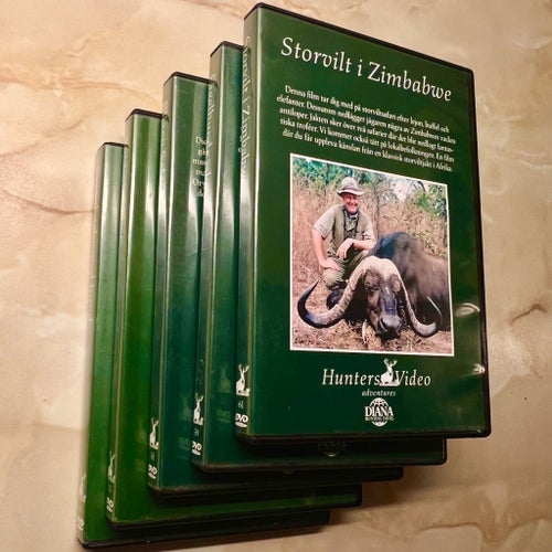 Hunters Video jakt -5DVD:er – Svensk hundjakt, Vildsvinsfeber, Blixen Safari _ _