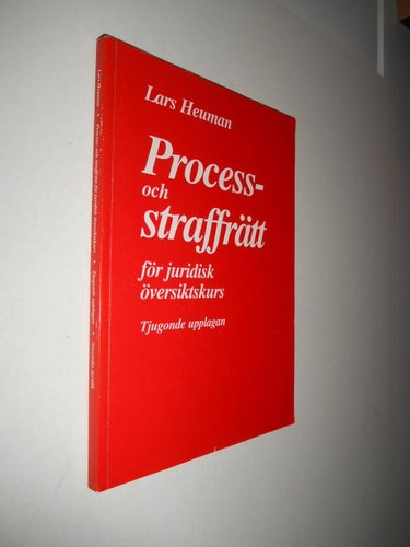 Process- och straffrätt för juridisk översiktskurs (hft)