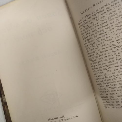 Sonen av söder och nord August Blanche, första delen. bok. 1928. Very Good