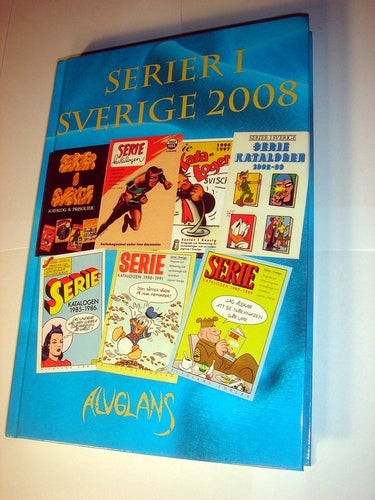 Serier i Sverige NY OLÄST BOK prisguiden serier REA INBUNDEN