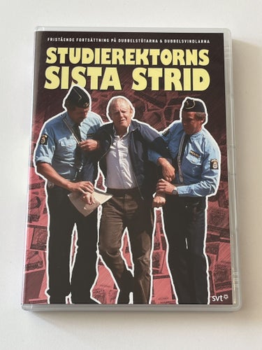 Studierektorns sista strid (Björn Gustafson och Helena Brodin). Beg. DVD