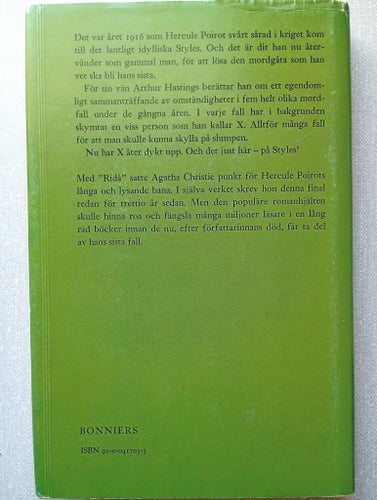 Ridå av Agatha Christie, 1975