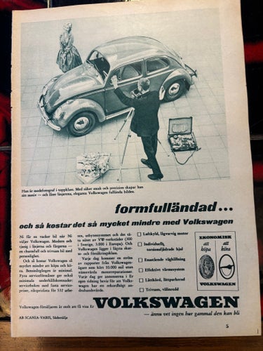 Vokswagen 1959 annons