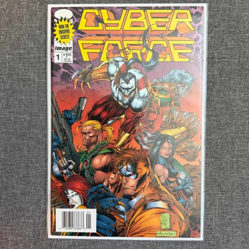 Cyber Force #1 (1993)(Newsstand Edition)