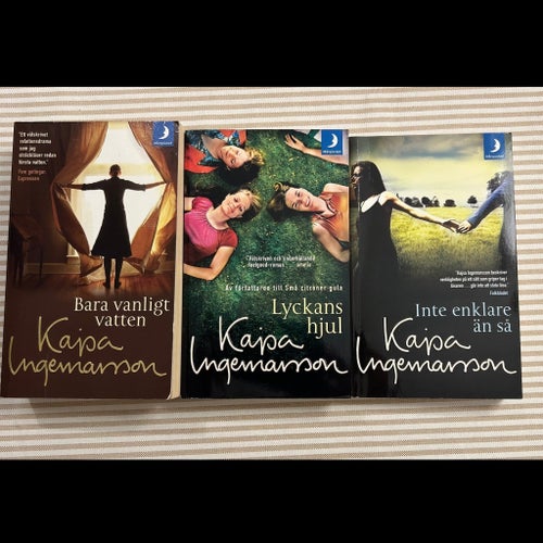 Kajsa Ingemarsson - Bara vanligt vatten, Lyckans hjul, Inte enklare än så