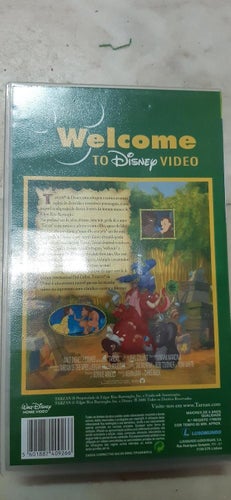 Walt Disney Tarzan Original version VHS PAL tecknad barn film Portugisiskt