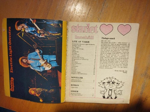 Starlet 1977 nr 32 Starlet tjejen Ulrika, Eagles, Electric Light Orchestra VG