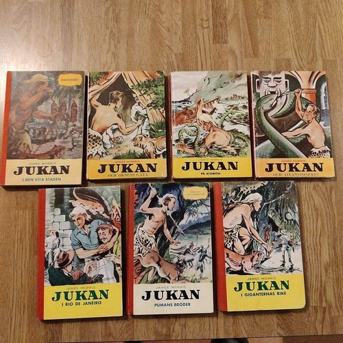 JUKAN av James Morris 7 stycken Paketpris!! äventyr spänning