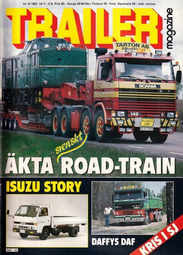 Trailer 1987-10 Nordström Bildemontering I Rinkaby..Isuzu