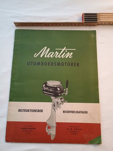 Martin utombordsmotorer - 1960-tal - Manual reservdelsbok