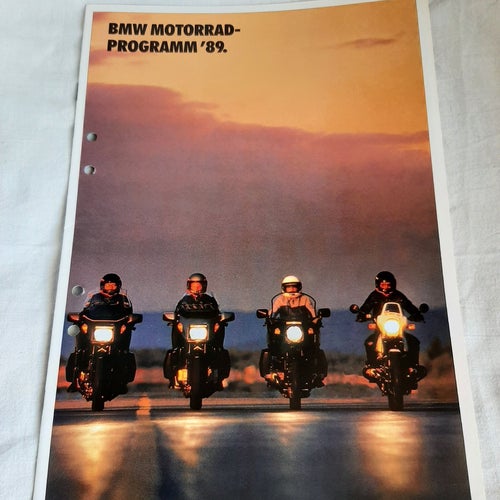BMW Motorrad Program '89