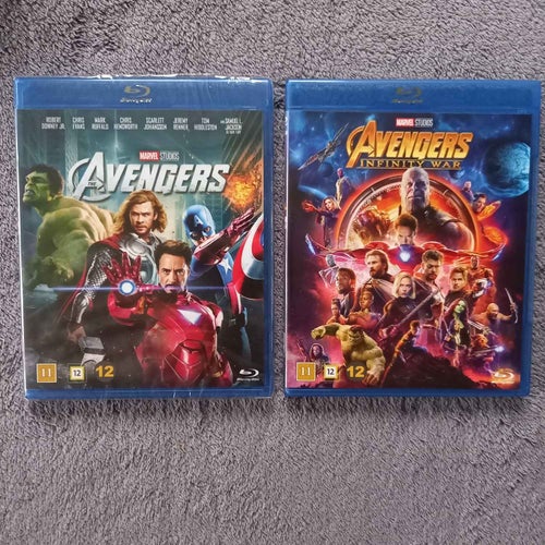 Avengers & Avengers - Infinity war | inplastad (ny!) | Marvel | Svensk utgåva.