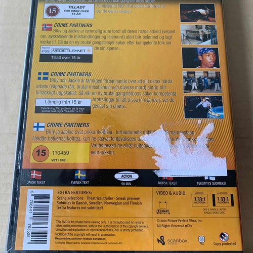 Crime partners, INPLASTAD, Dvd