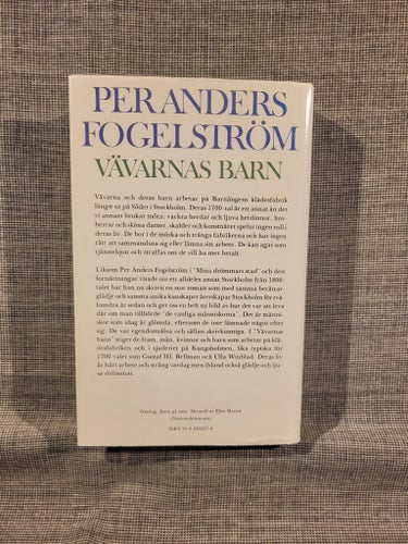 Vävarnas barn av Per Anders Fogelström, 1982