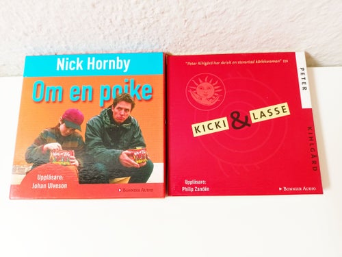 2st Ljudböcker Manliga Författare 15CD Hornby Kihlgård Om En Pojke mfl