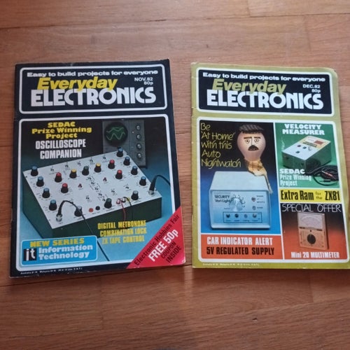 2st Everyday Electronics, november & Dec 1982