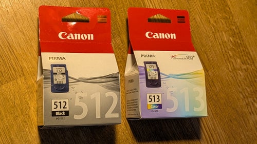 Canon Pixma bläckpatroner PG-512 svart och CL-513 färg