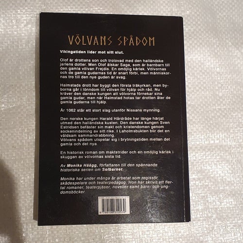 Bok - Völvans Spådom av Monika Häägg - Vikingatid i Halland