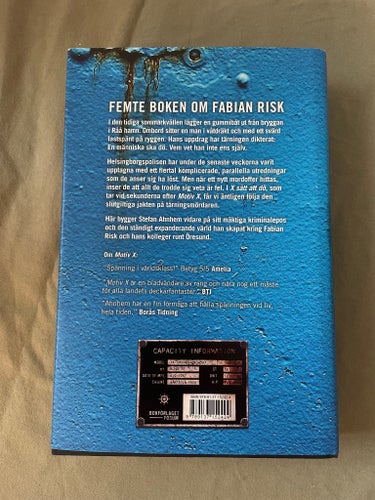 Bok X sätt att dö - Ahnhem (inbunden, svenska)
