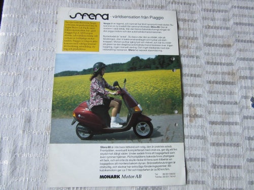 Sfera 80 Scoter Sälj brochyr