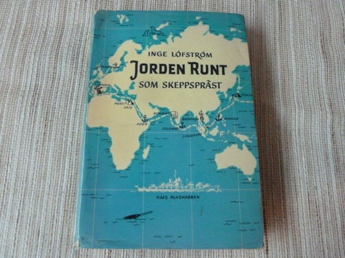 JORDEN RUNT SOM SKEPPSPRÄST, I. LÖFSTRÖM, 1955, BÖCKER