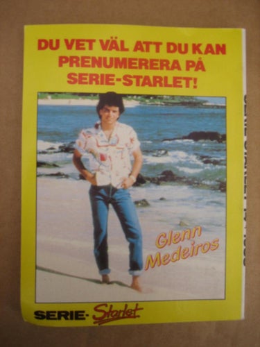 Serie-Starlet Nr:14-1988  (Idolbild på Glenn Medeiros)