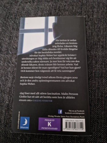Bortom varje rimligt tvivel av Malin Persson Giolito, 2012
