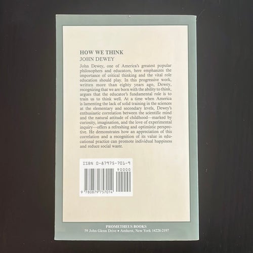 How We Think - John Dewey