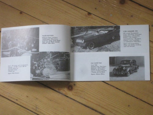 HOT ROD SHOW 1965 program första utställningen i Marmorhallarna