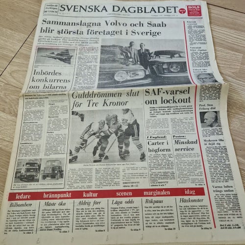 Svenska Dagbladet Lördagen den 7 Maj 1977
