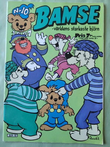 Bamse nr 10 från 1987