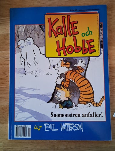 Kalle och Hobbe Snömonstren anfaller! av Bill Watterson 1993