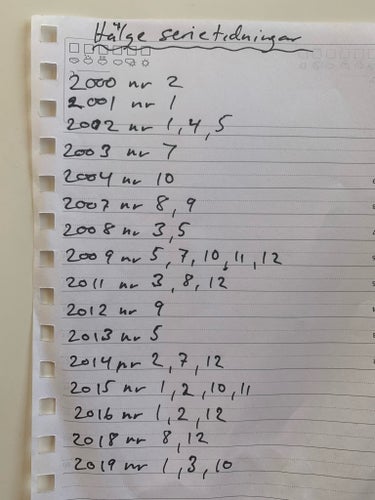 36 X Hälge serietidningar 2000-2019 Lars Mortimer